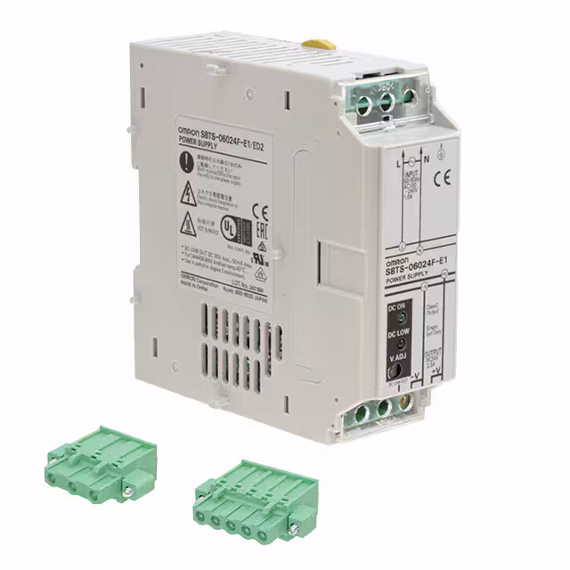S8TS-06024F-E1 Omron Automation and Safety  Industrial DIN Rail Power Supplies